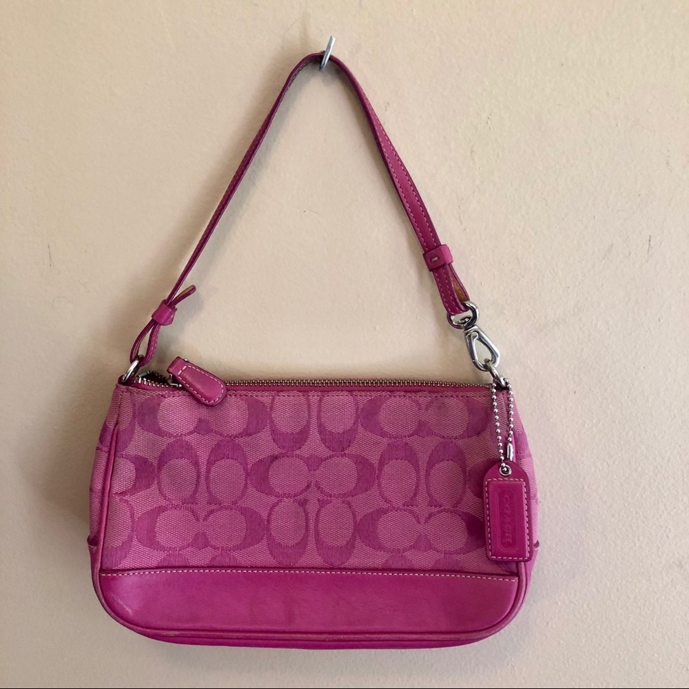 COACH hot pink purse